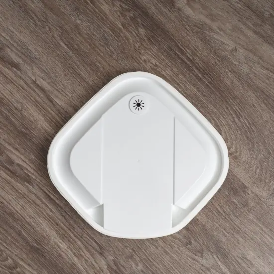 IRIS USA 25Lb/30Qt WeatherPro Airtight Pet Food Storage Container with Scoop and Casters Gray {6}