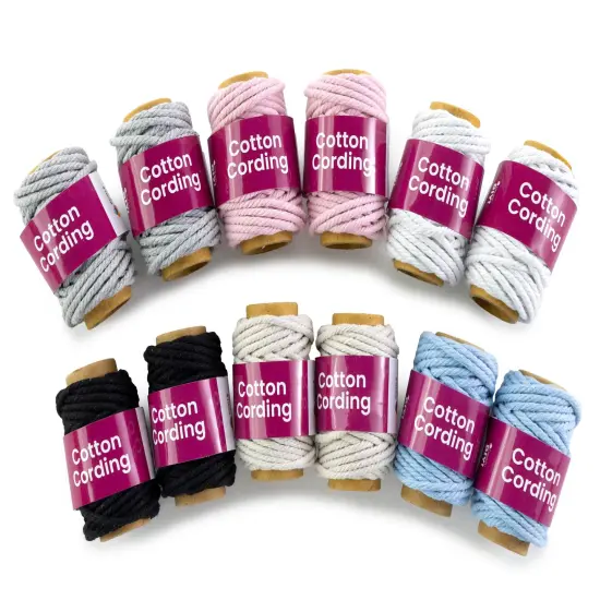 Cousin DIY Cotton Cord 3mmX6m-Assorted {1}