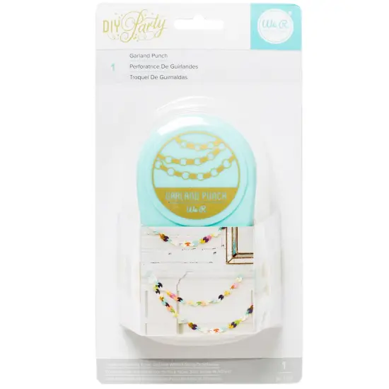 We R DIY Party Paper Punch-Garland {1}