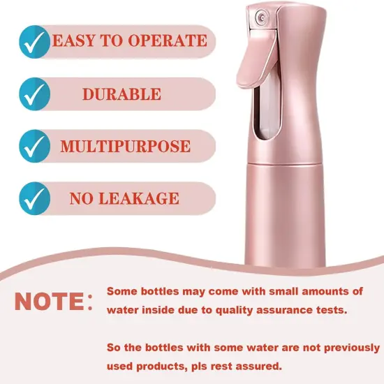 Empty Spray Bottles 10 Oz - Rose Gold {3}