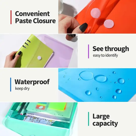 6 PCS Plastic Envelopes {3}