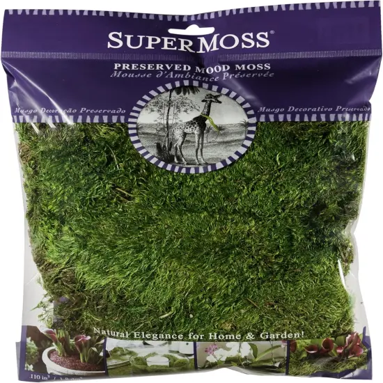Mood Moss Preserved, Fresh Green, 4oz {1}