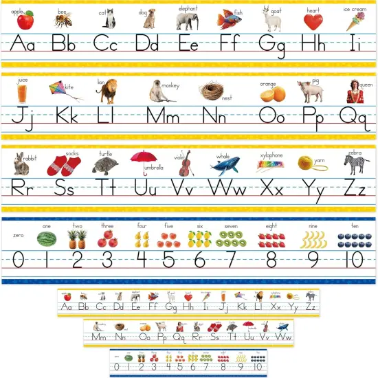 Alphabet & Number Line Bulletin Board Set {1}