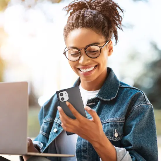 Insten Case for iPhone 12 Mini Case 5.4 Inch, Soft TPU Protective Cases with Reinforced Corners, Shock Absorption, Crystal Clear Black Slim Cover for Women Girls {7}