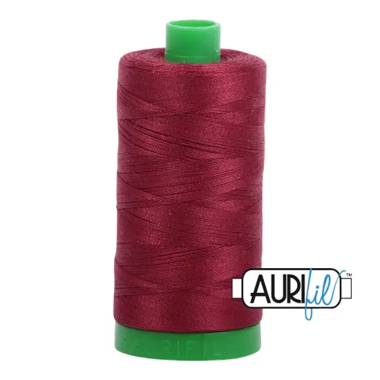 Dark Carmine Red (2460) | 40wt Large Spool (1000M / 1094Y) | Aurifil Thread {1}