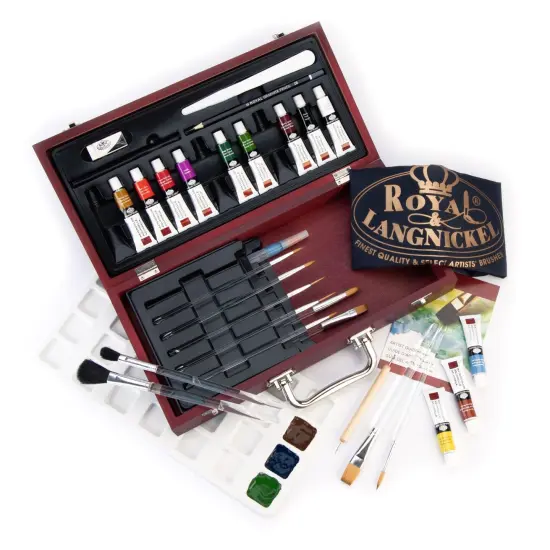 RSET-WAT2000 | Essentials&trade; 32pc Watercolor Painting Travel Art Set {5}
