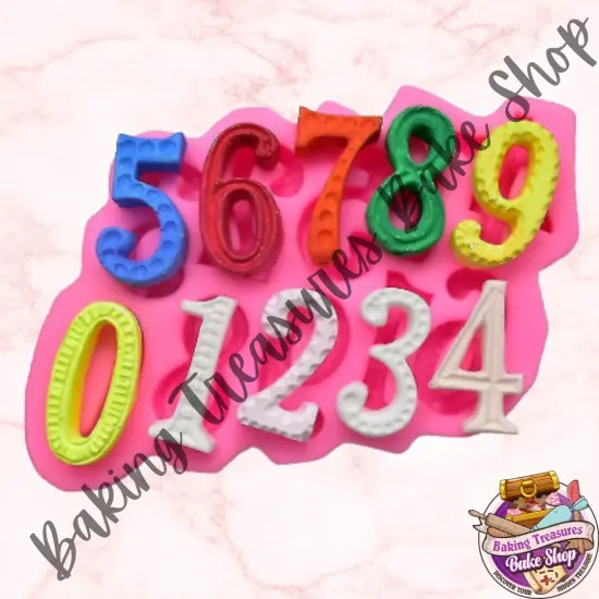 New Large Numbers Silicone Mold {4}