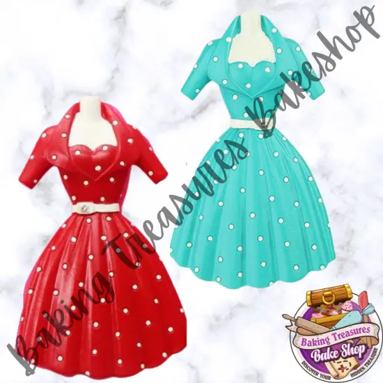 Pin-up Dress Silicone mold {6}