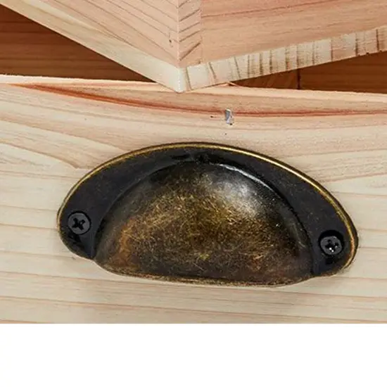 Natural Fir Wood 4 Section Tray Set 9" x 9" x 3 1/8" 12 Each {4}