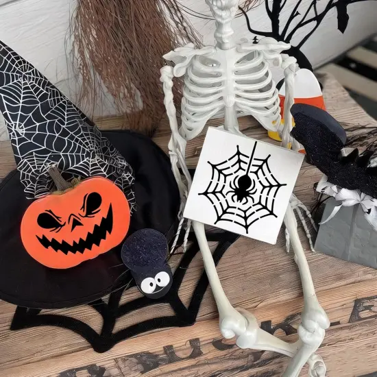 60pcs Small Halloween Stencils for Crafts(60 halloween) {3}