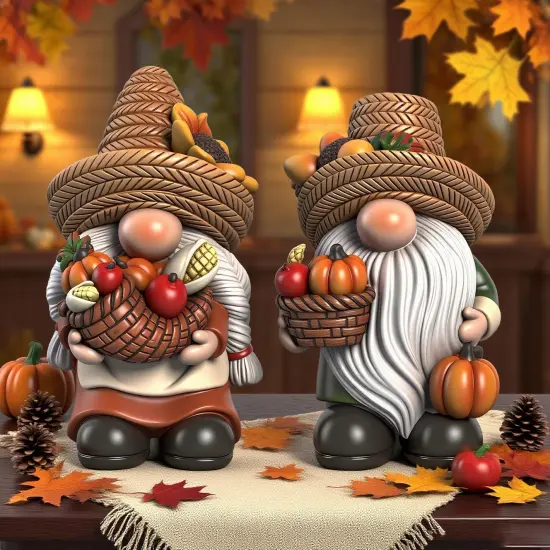 Fall Gnomes Decorations for Home(Fall Gnomes Figurines) {2}