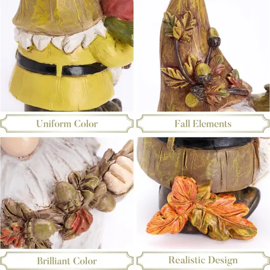 3 Pcs Fall Gnomes Decor for Table Indoor Outdoor(Medium) {4}