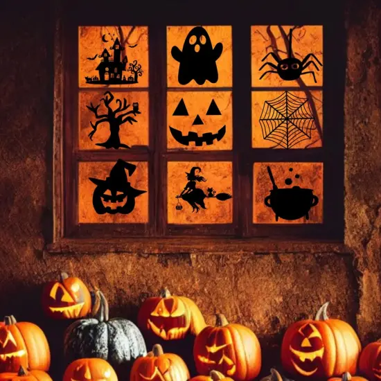 Halloween Stencils(15pcs 8in Halloween) {2}
