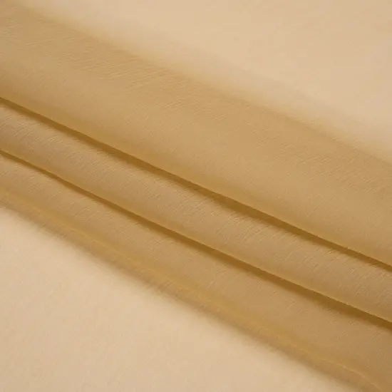 1 Yard Croissant Crinkled Silk Chiffon Fabric Sheer Lightweight Material Perfect for Party Dresses, 43 Inches Wide {3}