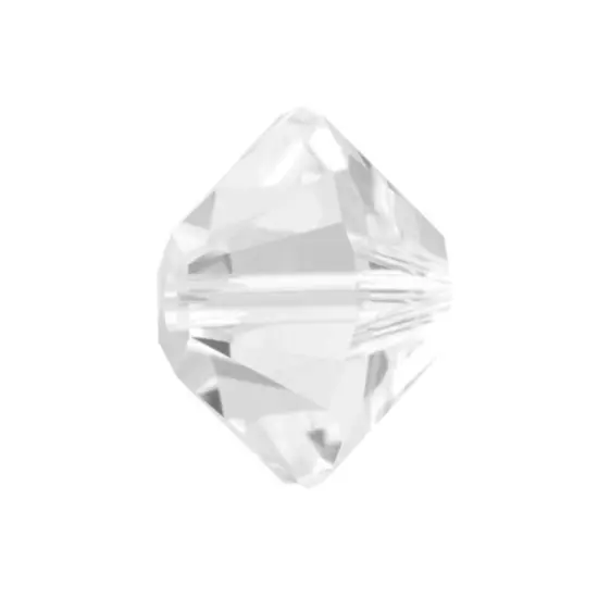100pcs Authentic Preciosa 4mm (0.16 Inch) Small Faceted Bicone Crystal Loose Beads Crystal Clear Compatible with Swarovski 5301/5328 for Jewelry Craft Making Pre-B401 {3}
