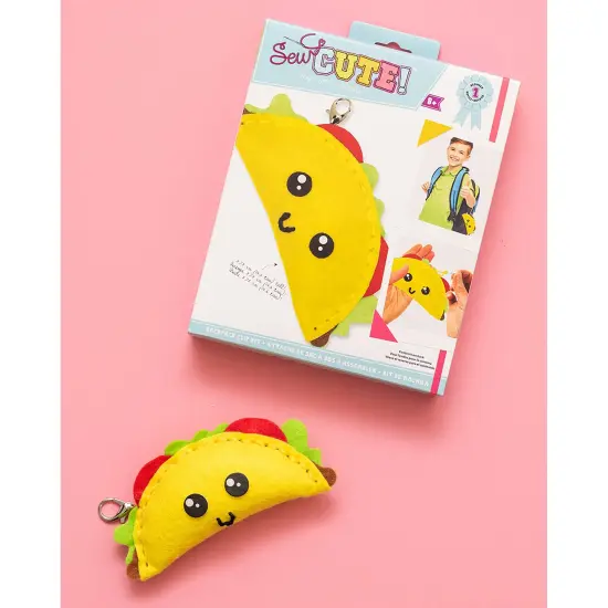 Colorbok Sew Cute! Needlepoint Kit-Mini Taco {6}