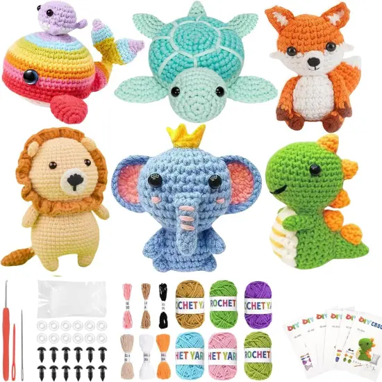 Animals Crochet kit for Beginners {1}