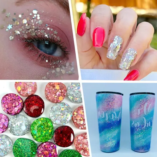 Holographic Chunky Glitter for Epoxy Resin {4}