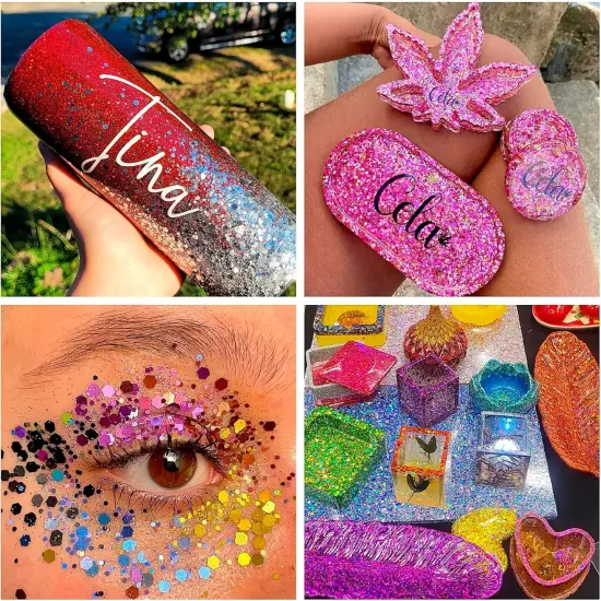 Holographic Chunky and Fine Glitter {5}