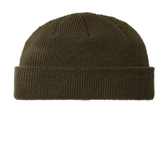 Port Authority&reg; Thermal Knit Cuffed Beanie, 100% Acrylic Chunky Waffle Knit Hat Storm Grey {5}