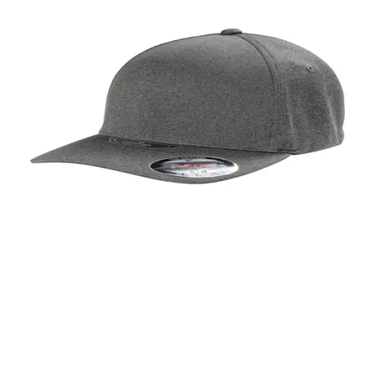 Port Authority&reg; Flexfit Melange Unipanel Cap Structured Mid Profile Seamless Front Stretch Fit {3}