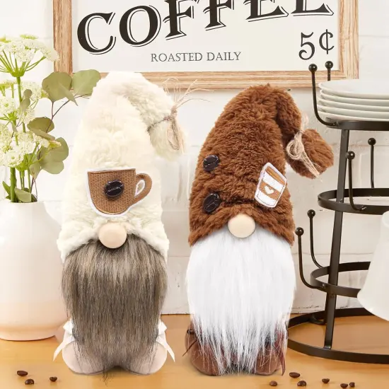 Tomte Gnomes Plush Ornament Set of 2 {4}