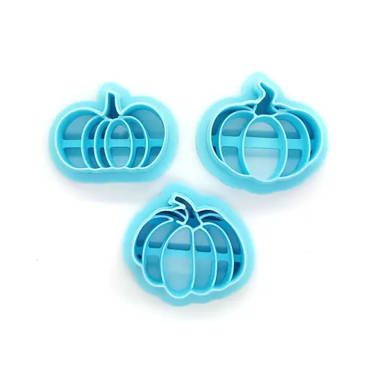 Pumpkin Clay Cutters for Fall or Halloween, 3 pc, Adorabilities {2}
