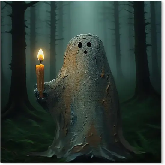 Moody Forest Spooky Poster {1}