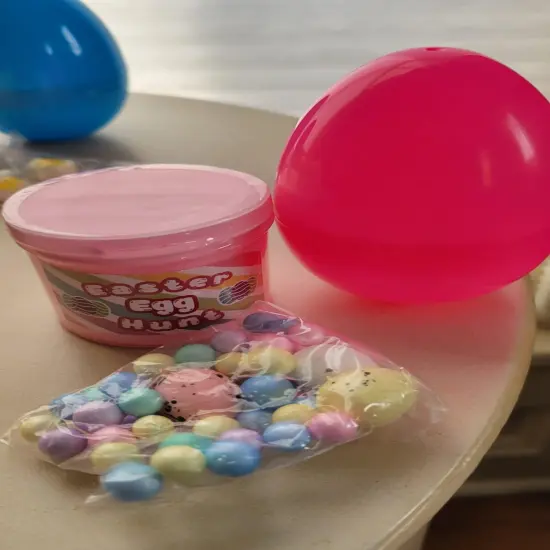 4 Pcs PreFilled Easter Eggs with Slime and Charms Easter Basket Stuffers Easter Eggs Hunt Easter Party Favors Easter Gifts {3}