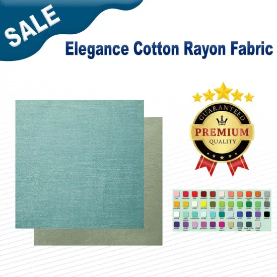 Elegance Cotton Rayon Fabric Phantom {2}