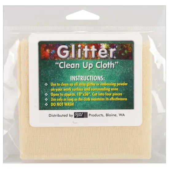 Glitter Clean Up Cloth {1}
