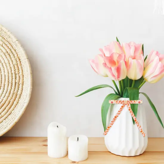 6 Rolls Retro Groovy Ribbon 30 Yards 0.4 Inch Boho Daisy Checkered Face Grosgrain Ribbon Vintage Boho Fabric Craft Ribbon for Wreath Bow Making Gift Wrapping Decor DIY Crafts {3}