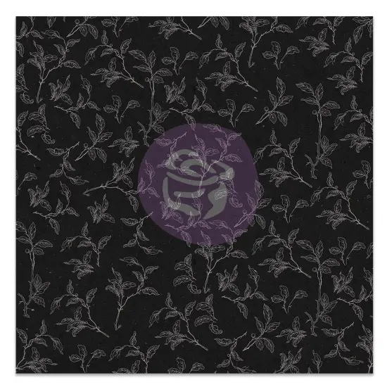 Magnolia Rouge Collection 12x12 Sheet - Tiny Magnolia Blooms - 10 sheet 12"x12", w foil details {3}