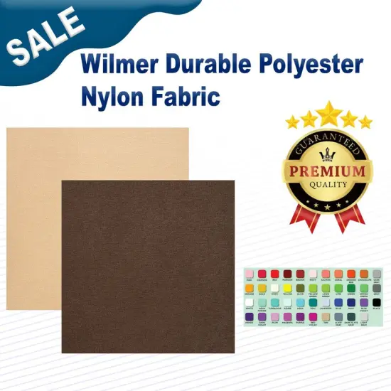 Wilmer Durable Polyester Nylon Fabric Cream {2}
