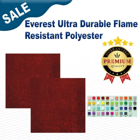 Everest Ultra Durable Flame Resistant Polyester Ocean {2}