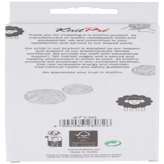 KnitPro-Zing Fixed Circular Needles 32"-Size 7/4.50mm {4}