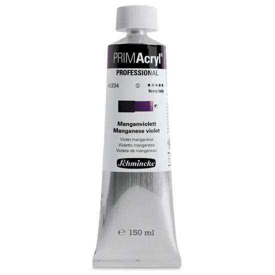 Schmincke Primacryl Professional Acrylic Paint - Manganese Violet, 150 ml Tube {1}