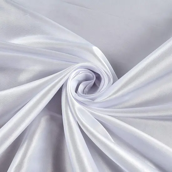 1 Yard WhiteTaffeta Fabric 60" Width Polyester Weddings, Gowns & DIY D&eacute;cor {1}