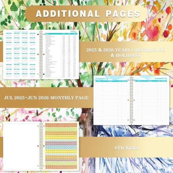 Student Planner 2025-2026 - 11"x 8.5" (Multi) {5}