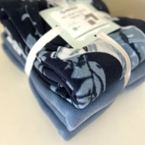 Country Cowboy Boots and Hats Anti-Pill Premium No-Sew Throw Fleece Fabric Kit (72x60) {2}