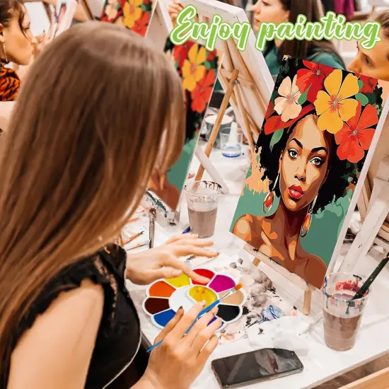 Paint Kit Pre Canvas for Adults Family Sip {6}