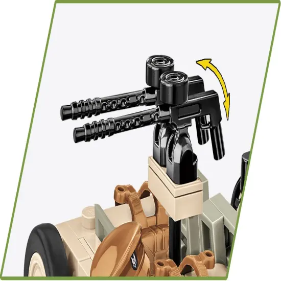 COBI Historical Collection JEEP Willys MB - SAS Vehicle {6}