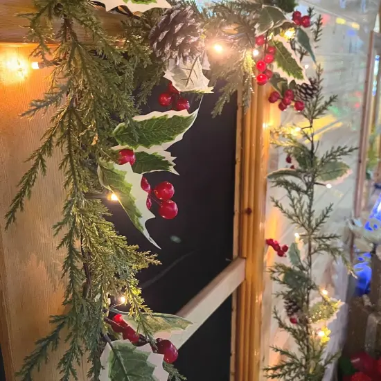 6ft 20 LED Christmas Garland {4}
