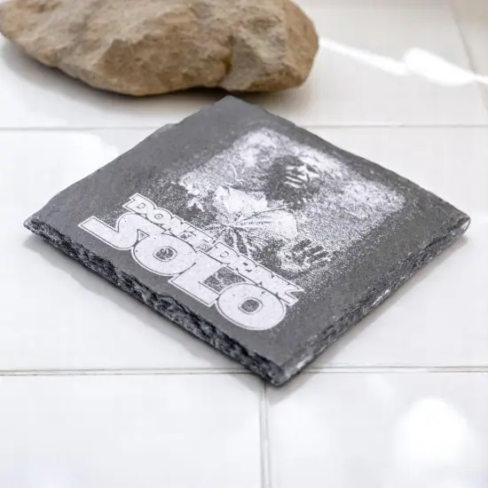Coaster - Slate - Dont Drink solo - SET OF 2 {4}