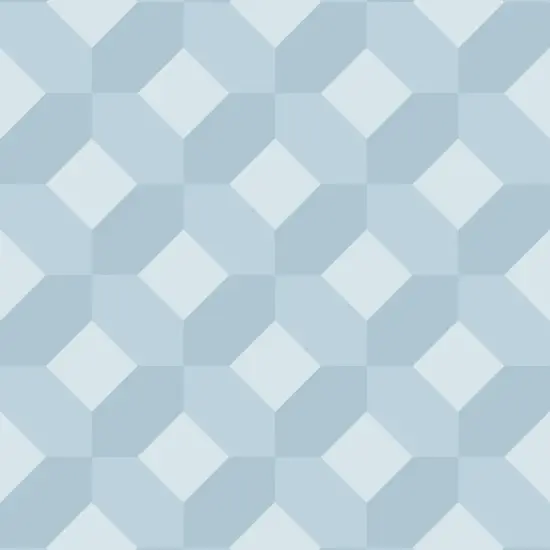 Powder Blue 3D Block Pattern Gift Wrap {2}
