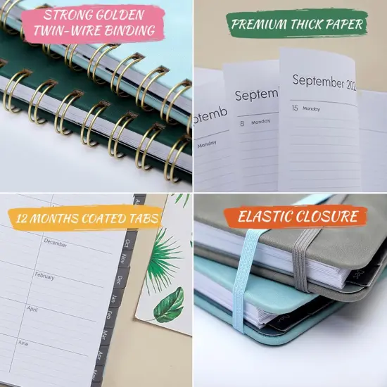 Academic Planner 2025-2026 - 6.4" x 8.5" (Blue) {5}