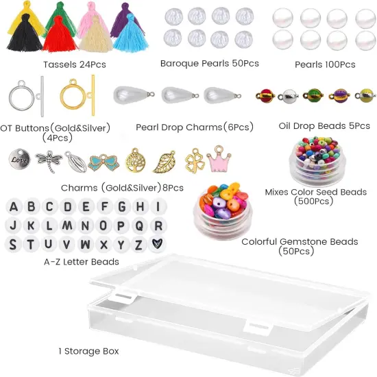 Jewelry Findings Kit with Jewelry Tools & Premium Jewelry Making Supplies {3}