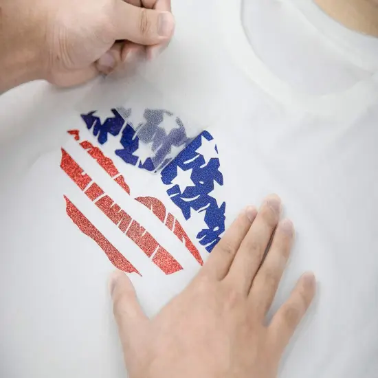 Black Heat Transfer Vinyl HTV Roll Glitter PU - 12" x 10 ft. {3}