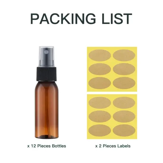 Small Plastic Spray Bottle (12 Pack) {5}