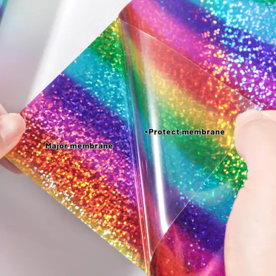 Rainbow Holographic Heat Transfer Vinyl {2}